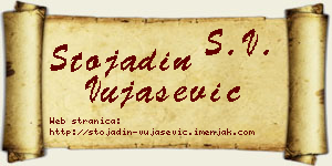 Stojadin Vujašević vizit kartica